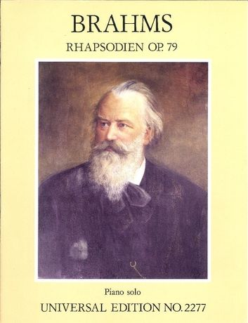 Brahms: 2 Rhapsodies for piano, Op. 79
