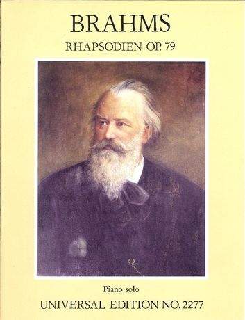 Brahms 2 Rhapsodies for piano - op. 79