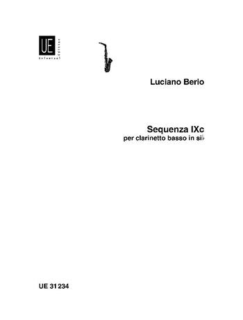 Berio Sequenza IXc for bass clarinet