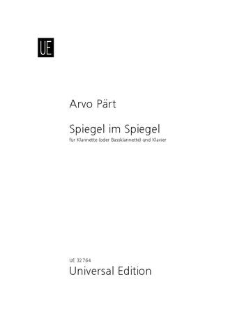 Pärt Spiegel im Spiegel for Clarinet and Piano