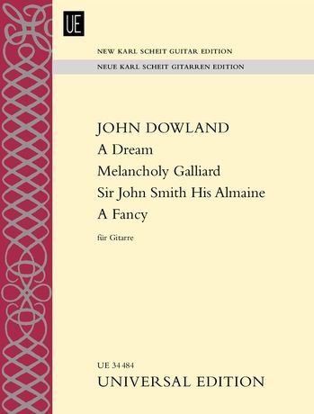 Dowland A Dream – Melancholy Galliard – Sir John Smith His Almaine – A Fancy for guitar