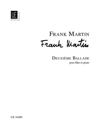 Martin Deuxième Ballade for flute and piano