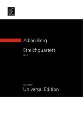 Berg String Quartet for string quartet - op. 3