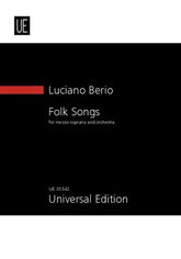 Berio Folk Songs for mezzo-soprano and orchestra