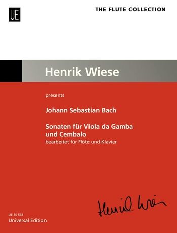 Bach Sonatas for Viola da Gamba and Harpsichord for flute (transverse flute, oboe or violin) and piano (harpsichord)