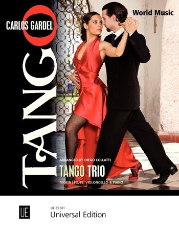Carlos Gardel: Tango Trio for violin or flute, cello and piano