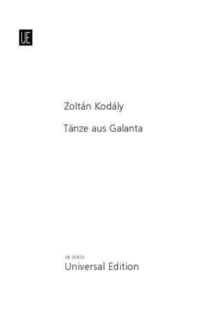 Kodaly Dances of Galanta Score