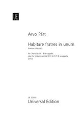 Pärt: Habitare fratres in unum