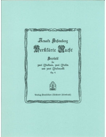 Schoenberg Verklarte Nacht For Sextet