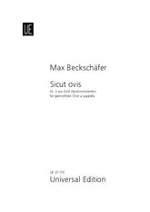 Beckschäfer: Sicut ovis for mixed choir (SSATB) a cappella