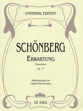 Schoenberg Erwartung Op. 17 Vocal Score