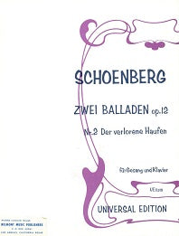 Schoenberg Ballad Op. 12 No. 2 Der Verlorene Haufen