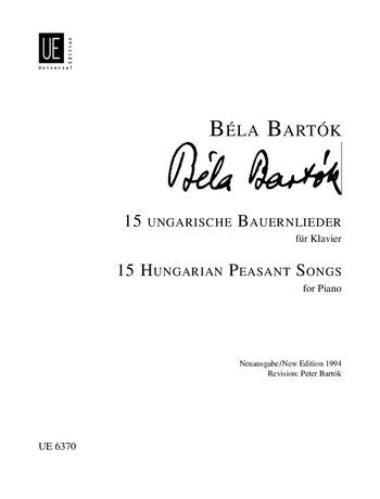 Bartok 15 Hungarian Peasant Songs for piano