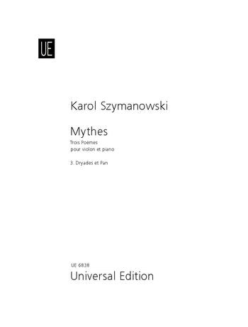 Szymanowski: Mythes: 3. Dryades et Pan for violin and piano - op. 30/3