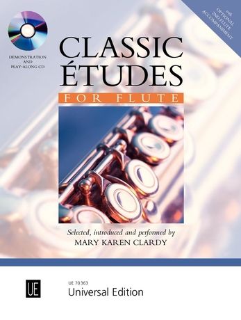 Classic Etudes with Reference CD for flute (2nd flute ad lib.)