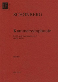 Schoenberg Chamber Symphony 9 Study Score