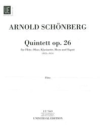 Schoenberg Wind Quintet Op. 26 Parts