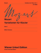 Mozart: Variations for piano Volume 1