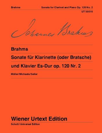Brahms: Sonata for clarinet or viola and piano - op. 120/2