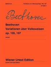 Beethoven Variations on Folk Song for piano and flute ad libitum - op. 105, 107