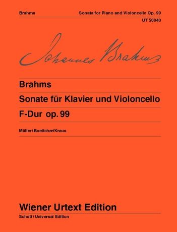 Brahms: Sonata for violoncello and piano - op. 99