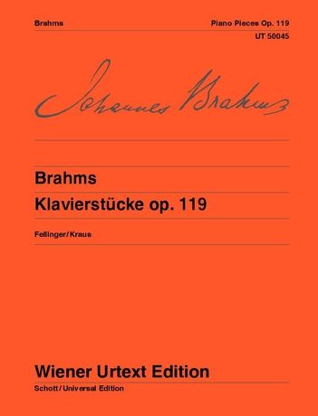 Brahms: Piano Pieces - op. 119