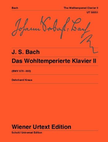 Bach Well Tempered Clavier, Volume 2