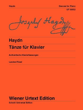Haydn: Dances for piano Hob. IX:3, 8, 11, 12