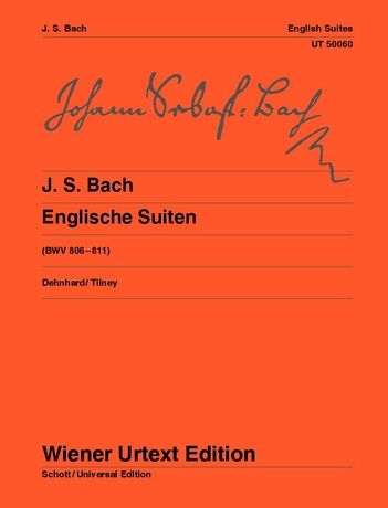 Bach: English Suites for piano BWV 806–811
