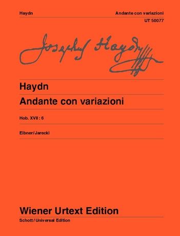 Haydn Andante con Variazioni Hob. XVII:6