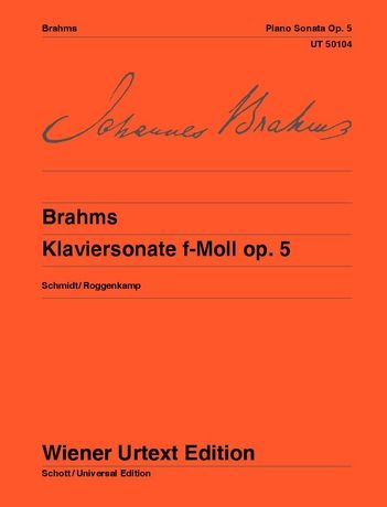 Brahms Piano Sonata in F minor op. 5