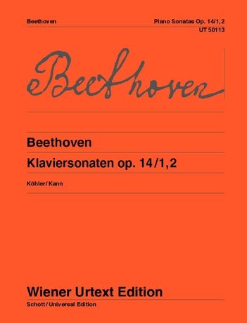 Beethoven Piano Sonatas op. 14 no. 1-2