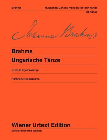 Brahms Hungarian Dances for piano 4 hands - WoO1 McCorkle