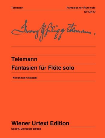 Telemann 12 Fantasies for flute solo
