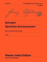 Schubert: Complete Sonatas for piano Volume 3