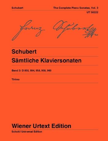 Schubert: Complete Sonatas for piano Volume 3