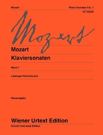 Mozart Piano Sonatas Volume 1