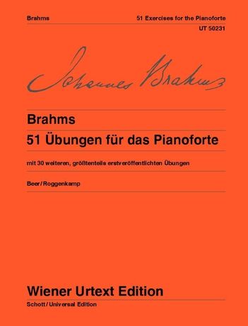 Brahms 51 Exercises for piano WoO 6