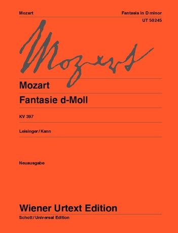 Mozart Fantasy D minor K 397