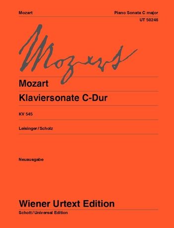 Mozart: Piano Sonata "Facile Sonata" for piano KV 545