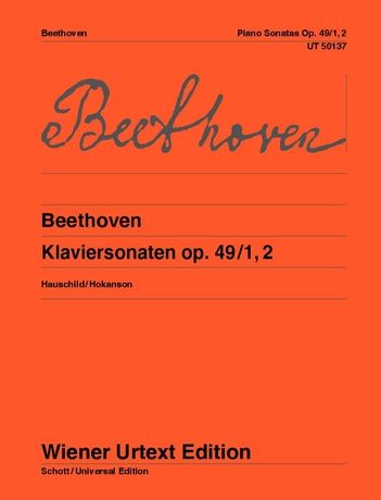 Beethoven Sonata - op. 49 Nos 1 and 2