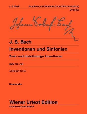 Bach: Inventions and Sinfonias for piano BWV 772-801