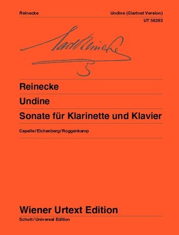 Reinecke Undine Sonata for clarinet and piano