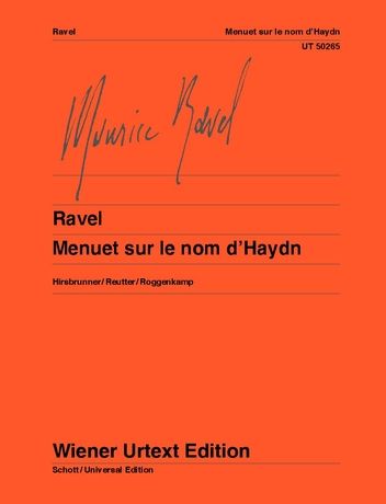 Ravel: Menuet sur le nom d'Haydn