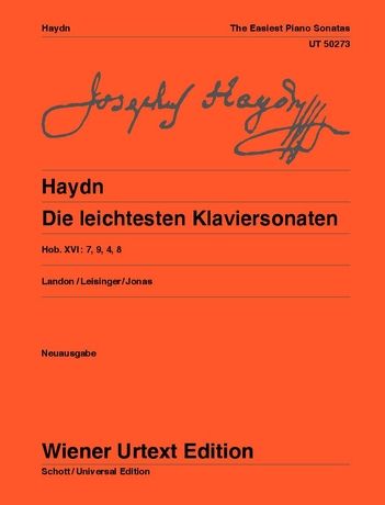 Haydn: The Easiest Piano Sonatas for piano Hob. XVI:7, 9, 4, 8