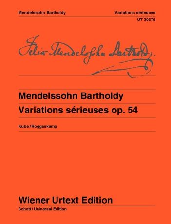 Mendelssohn Variations Sérieuses op 54