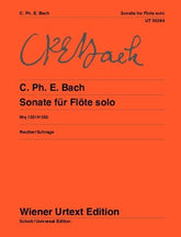 Carl Philipp Emanuel Bach: Sonata for flute solo Wq 132