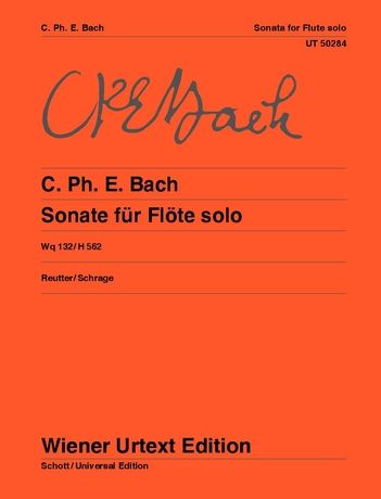 Carl Philipp Emanuel Bach: Sonata for flute solo Wq 132