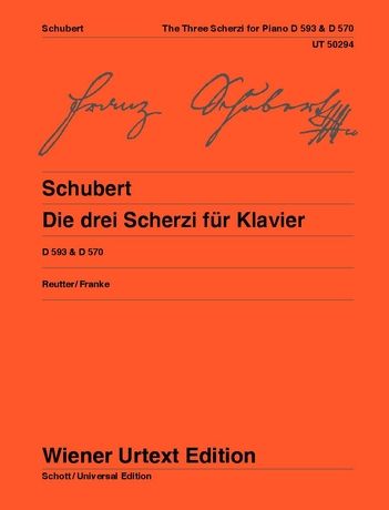 Schubert Die Drei Scherzi (3 Scherzi)