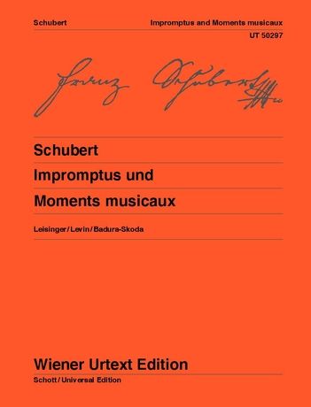 Schubert Impromptus Moments Musicaux for piano